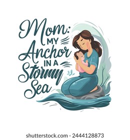 Happy Mother's Day typography T shirt for mother lover