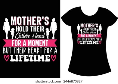 Happy Mother's day Typography T shirt design.