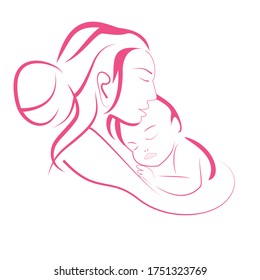 happy mother's day, vector art