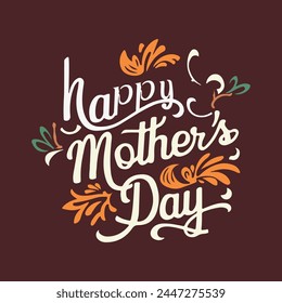 Happy mother's day vector art design