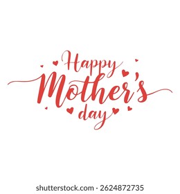 Happy mother's day vector art illustration