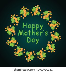 happy mother's day vector design