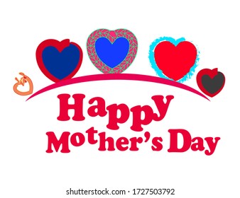 Happy Mothers Day Vector Design Illustration