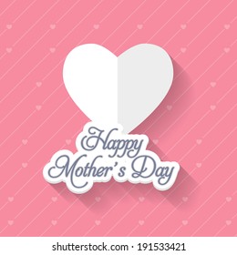 Happy Mother's Day Vector Design. Announcement and Celebration Message Poster, Flyer
