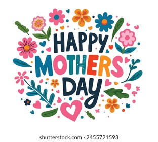 Happy Mother's  Day Vector Design