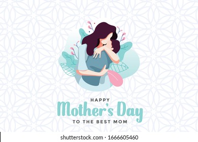 "Happy Mother's Day" a vector greeting design for the mother's day 