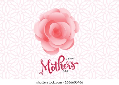 "Happy Mother's Day" a vector greeting design for the mother's day 