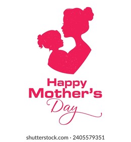 "Happy Mother's Day" a vector greeting design for the mother's day