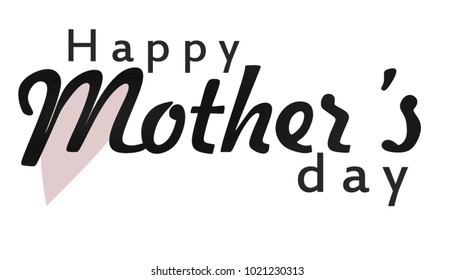 Happy Mother's day. vector illustration