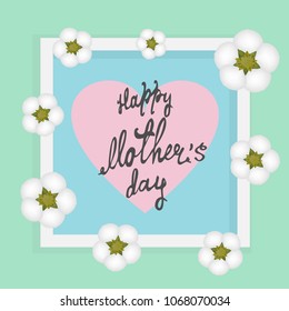 Happy Mother's Day. Vector illustration.