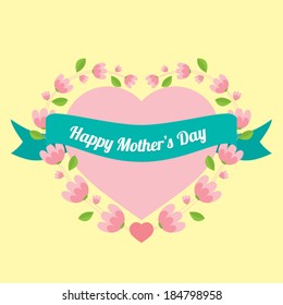 Happy Mother's Day Vector Illustration