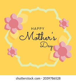 Happy Mother's Day, Vector illustration design.
