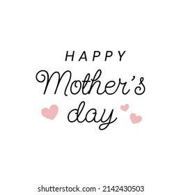 Happy Mother's Day. Vector illustration