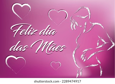 HAPPY MOTHERS DAY VECTOR ILLUSTRATION