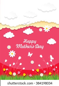 Happy Mother's day. Vector illustration