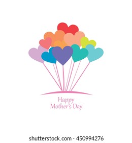 Happy Mother's day Vector Illustration. Great for greeting card and banner.