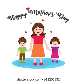 Happy Mother's Day.
vector illustration background