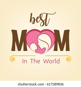 Happy Mother's Day, Vector Illustration.