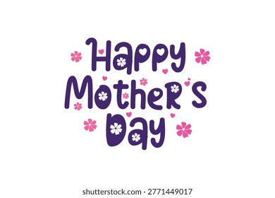 Happy mother's day vector image. Mom's day. 