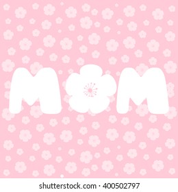 Happy Mothers Day vector lettering.Greeting card design for Mother's Day.Vector royalty free stock illustration for greeting card, ad, promotion, poster, flier, blog, article, social media, marketing