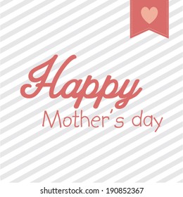 happy mother's day vector poster design template/ layout design/ background