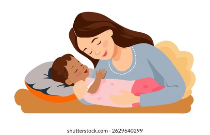 happy mother's day vector stroke editable
