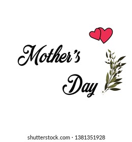 Happy Mother's Day Vector Template Design Illustration