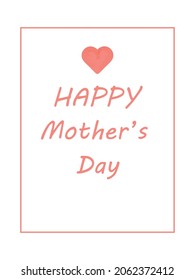 Happy Mother's Day. Vector templates. Design element for card, poster, banner and other use.