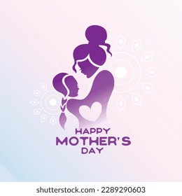 happy mother's day wishes card send mom some love vector