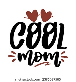 Happy Mother's Day wishes with heart. Mother day calligraphy, elegant best quotes for banners or greeting cards. Vector illustration