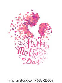 Happy Mothers Day Silhouette Images Stock Photos Vectors Shutterstock