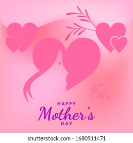 HAPPY MOTHER'S DAY. HAPPY WOMEN DAY ABSTRACT BACKGROUND VECTOR