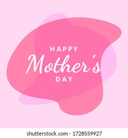 HAPPY MOTHER'S DAY. HAPPY WOMEN DAY. GRADIENT COLOR DESIGN VECTOR