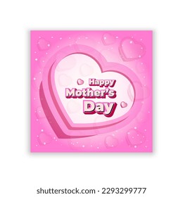 Happy mother's day. Women's Day, March 8. Paper cut Floral Greeting Card. Vector illustration