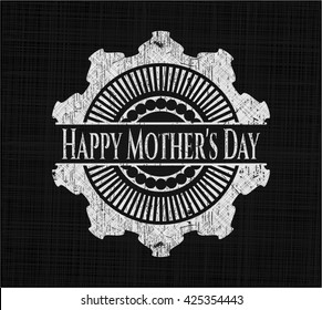 Happy Mother's Day written on a blackboard