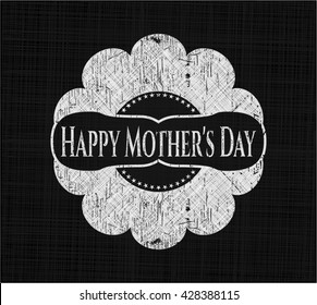 Happy Mother's Day written on a blackboard