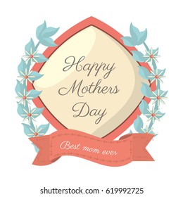 happy mothers day-best mom ever card