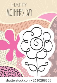 Happy Mothers's Day greeting card