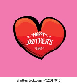 Happy Mothers's Day Typographical Background 