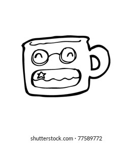 happy mug cartoon