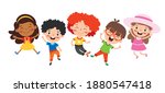 Happy Multi Ethnic Kids Playing Together