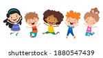 Happy Multi Ethnic Kids Playing Together