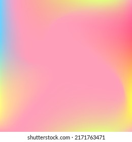 Happy Multicolor Purple Liquid Fluid Swirl Gradient Mesh. Light Curve Rainbow Wavy Design Pic. Blue Green Pink Neon Pastel Gradient Backdrop. Water Color Blurred Dynamic Yellow Wallpaper.