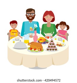 658 Multicultural family eating Images, Stock Photos & Vectors ...