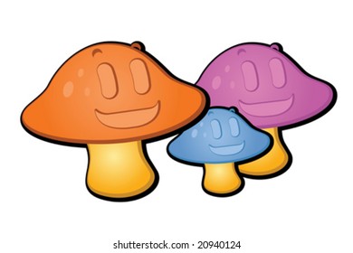 Happy Mushrooms