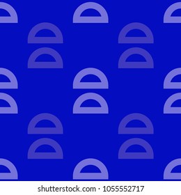Happy mushrooms seamless pattern. Strict line geometric pattern for your design.