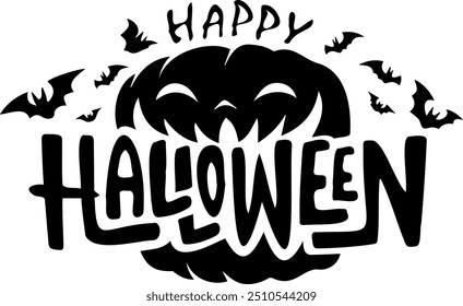 Happy and My First Halloween is the perfect design to capture the magic of a child's first Halloween text printable vector design. It's a cherished keepsake for years to come. Trick or treat happy