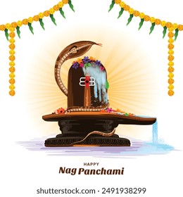 Happy naag panchami indian festival card background