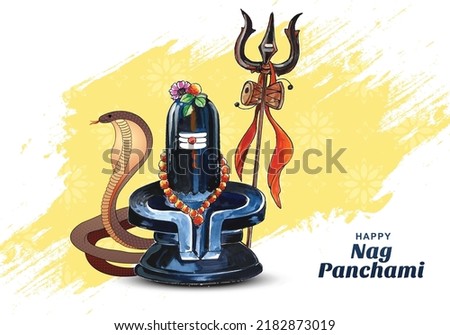 	
Happy naag panchami indian festival background Stock foto © 
