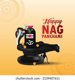 Happy nag panchami celebration background
